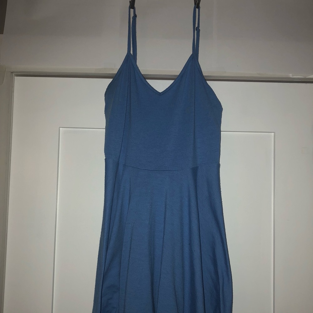 Sky blue dress